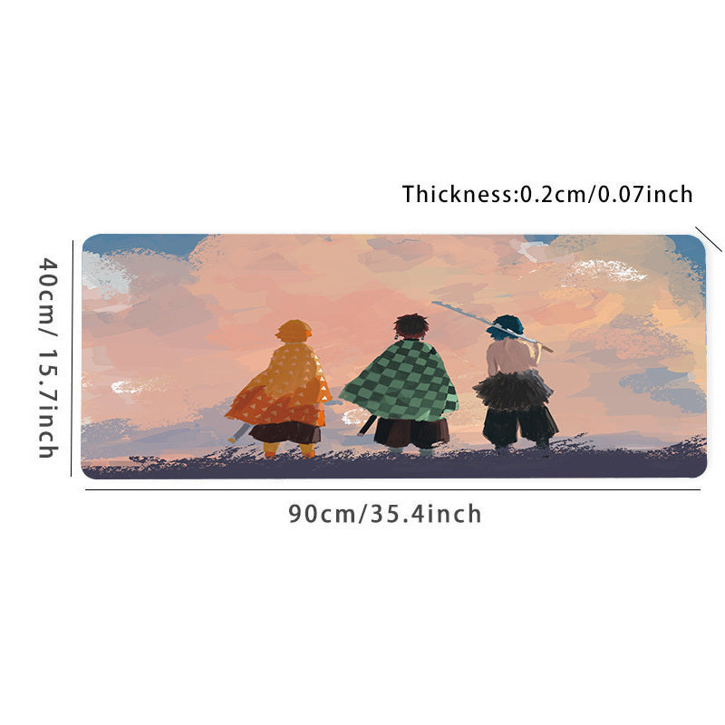 Anime Style Gaming Mousepad with Back Shadow Boy