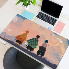 Anime Style Gaming Mousepad with Back Shadow Boy