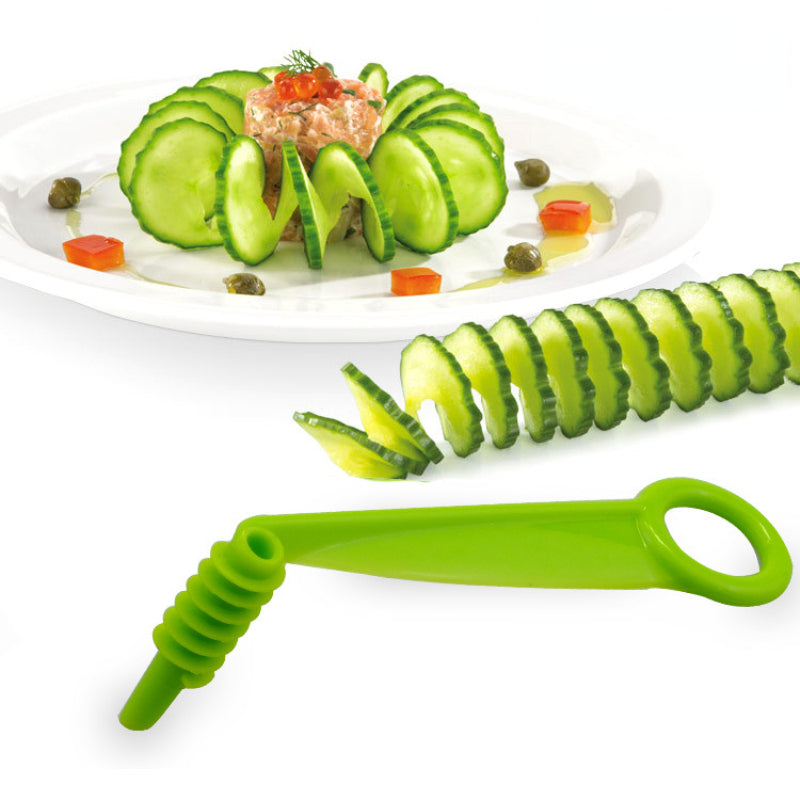 Manual Spiral Screw Slicer Potato Cutting Device RV Kitchen