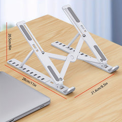 Adjustable Laptop Tablet Stand Cooling Base Durable ABS Material
