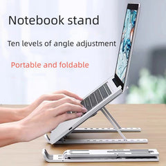 Adjustable Laptop Tablet Stand Cooling Base Durable ABS Material