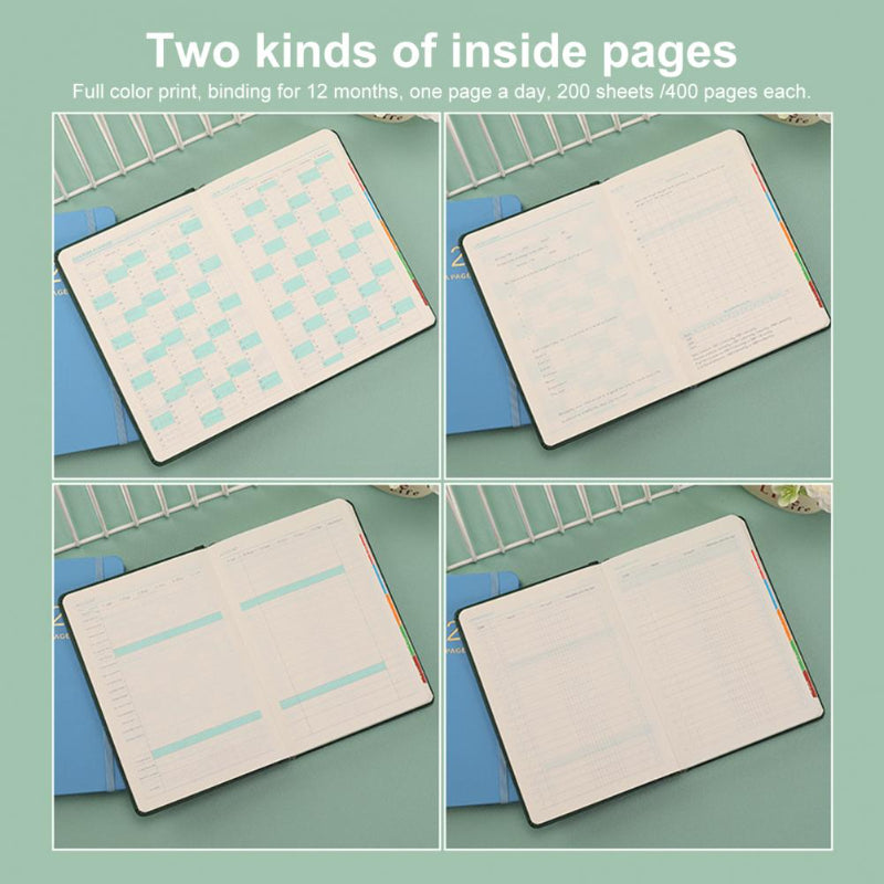 Daily Planner Notebook Yearly Calendar Notepad