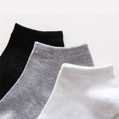 5 Pairs Breathable No Show Solid Sports Socks for Summer