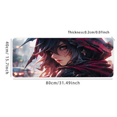Anime Games Domineering Girl Large Mousepad HD Keyboard Mat