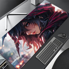 Anime Games Domineering Girl Large Mousepad HD Keyboard Mat