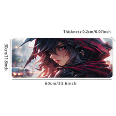 Anime Games Domineering Girl Large Mousepad HD Keyboard Mat