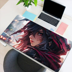 Anime Games Domineering Girl Large Mousepad HD Keyboard Mat