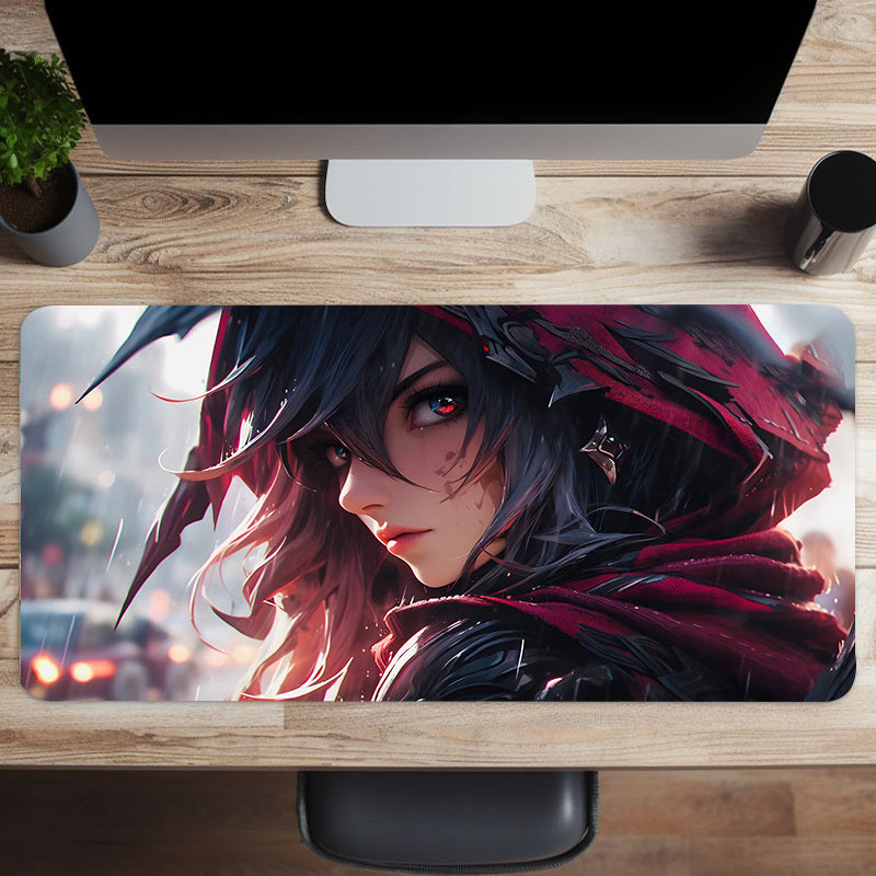 Anime Games Domineering Girl Large Mousepad HD Keyboard Mat