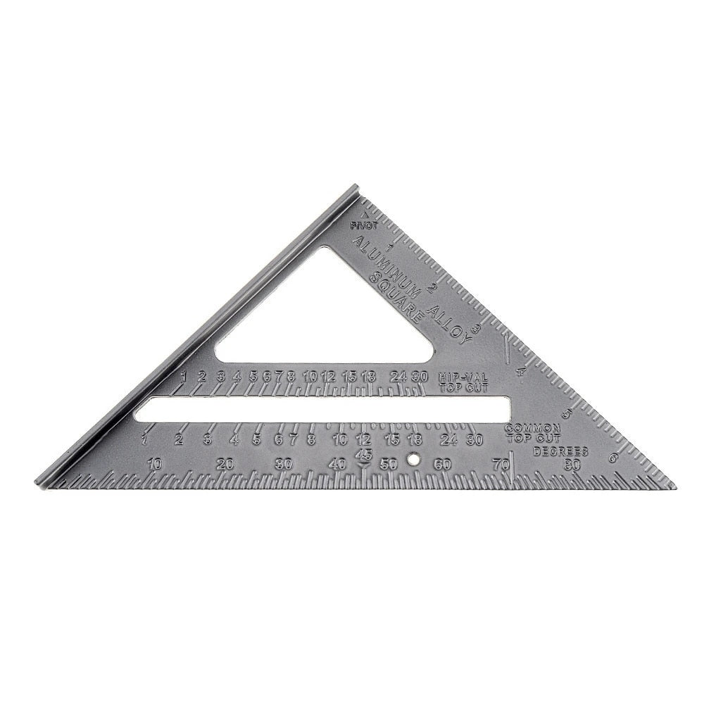 Aluminum Alloy Speed Protractor Miter 3 Right Angles Scriber Saw Guide Rail