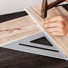 Aluminum Alloy Speed Protractor Miter 3 Right Angles Scriber Saw Guide Rail