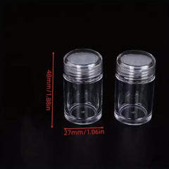 10ml Empty Powder Jars Plastic Medicine Cosmetic Container Bottle