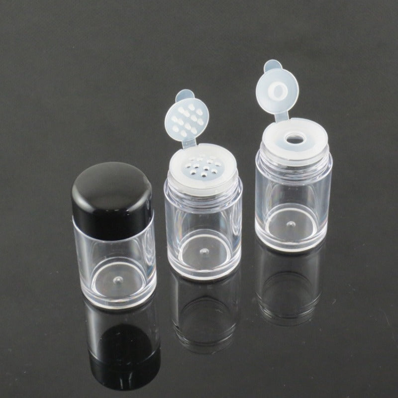 10ml Empty Powder Jars Plastic Medicine Cosmetic Container Bottle