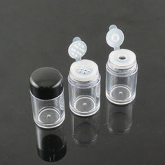 10ml Empty Powder Jars Plastic Medicine Cosmetic Container Bottle