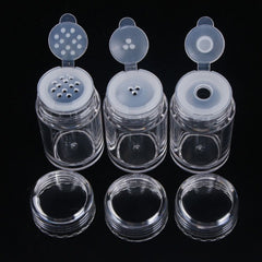 10ml Empty Powder Jars Plastic Medicine Cosmetic Container Bottle