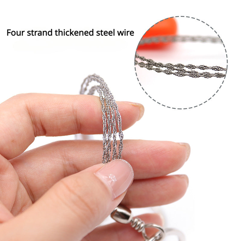 Mini Pocket Saw Stainless Steel Wire Saw Outdoor Camping Survival Gear