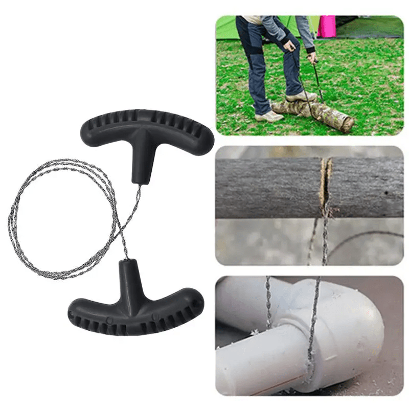 Mini Pocket Saw Stainless Steel Wire Saw Outdoor Camping Survival Gear