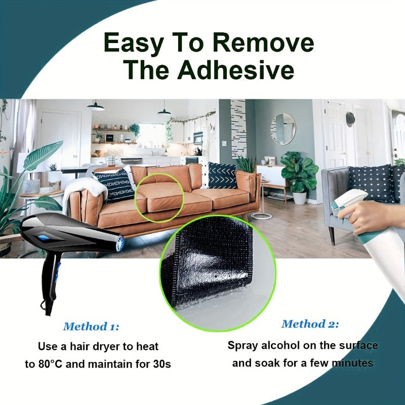 Heavy-Duty Hook And Loop Straps - Sofa Cushion Security