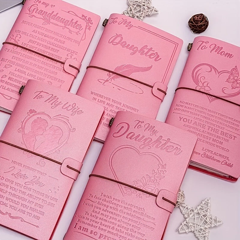 Romantic Leather Journal - Perfect Gift for Wife