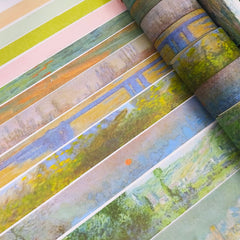12 Rolls Washi Tape Painting Series - Perfect For Bullet Journal Kids DIY Crafts