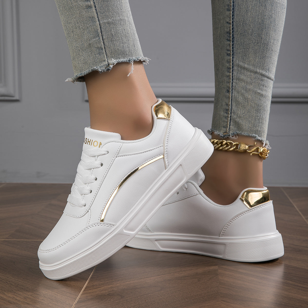 Women's Platform Casual Skate Shoes - Non slip Low Outdoor Flats