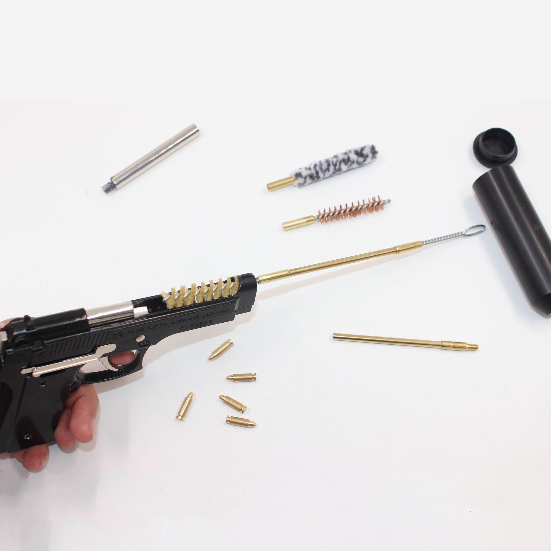 9mm Gun Brush Set 6pcs Barrel Cleaning Maintenance Tool Firearm Cleaning Kit