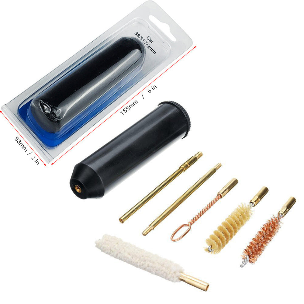 9mm Gun Brush Set 6pcs Barrel Cleaning Maintenance Tool Firearm Cleaning Kit
