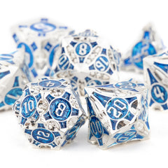 7pcs Metal Polyhedral Dice Set for Role Playing Board Game