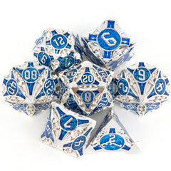 7pcs Metal Polyhedral Dice Set for Role Playing Board Game