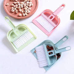 Mini Broom Dustpan Set Desktop Cleaning Brush Keyboard Brush