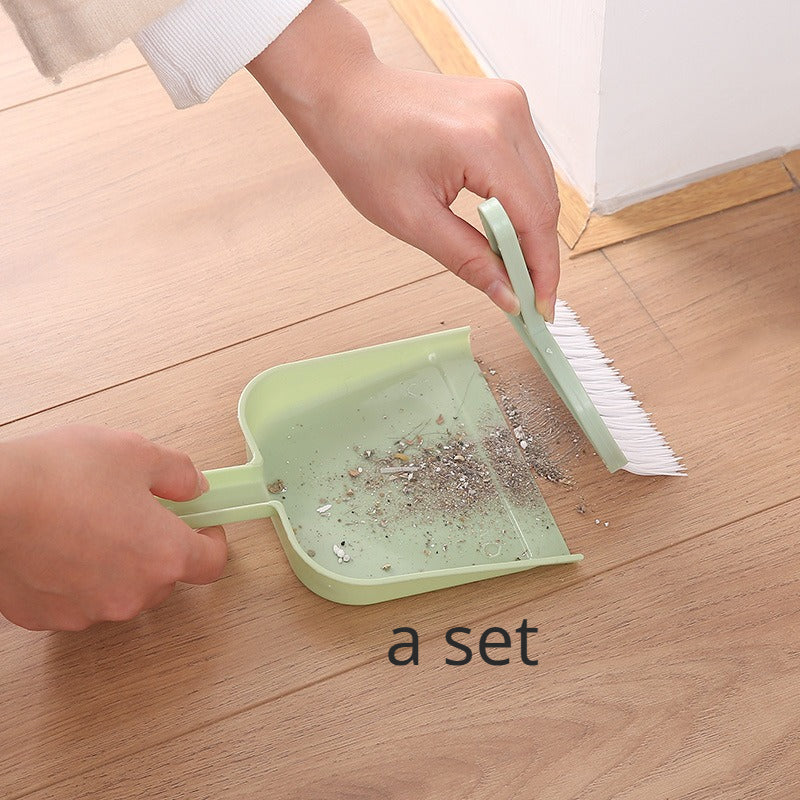 Mini Broom Dustpan Set Desktop Cleaning Brush Keyboard Brush