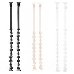 3 Pairs Floral Lace Shoulder Straps, Adjustable Underwear Straps