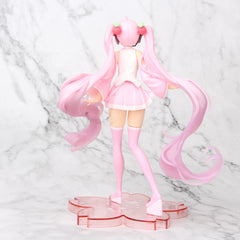 Japanese Anime Cherry Pink Movable Doll Toy Girl PVC Doll Model Toy