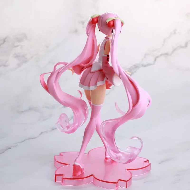 Japanese Anime Cherry Pink Movable Doll Toy Girl PVC Doll Model Toy