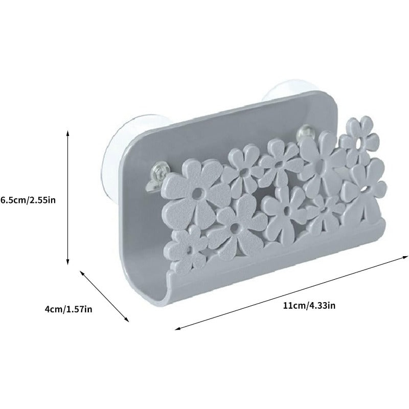 Sink Holder Kitchen Organizer Grey Sponge Holder