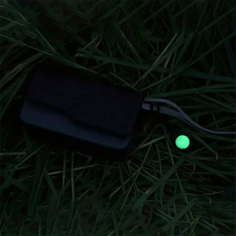 5pcs Glow-In-The-Dark Zipper Pulls for Outdoor Camping Hiking