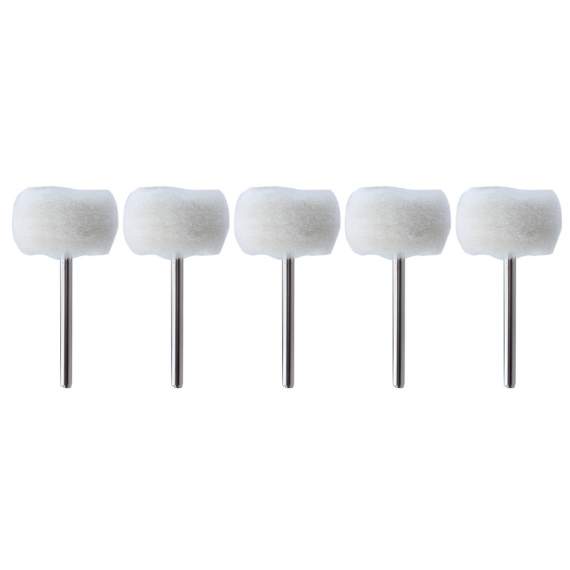 10pcs Wool Polishing Head Buffing Felt Rotary Tool Accessories