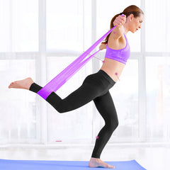 High Elasticity Yoga Resistance Band Set for Men and Women