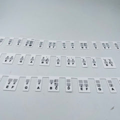 Beginner's Piano Note Guide 88 Key Full Size Silicone