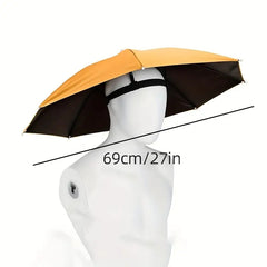 68" Stylish Outdoor Sun Shade Umbrella Folding Fishing Umbrella Cap