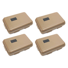 4pcs Survival Tools Storage Box Waterproof Outdoor Camping Supplies
