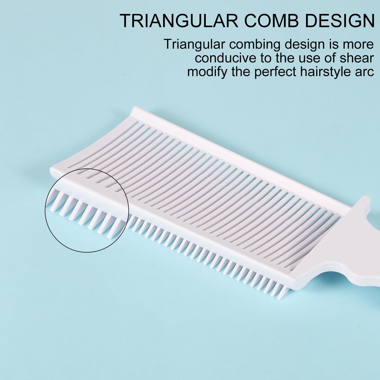 Heat Resistant ABS Comb Anti Static Comb for Short Haircuts