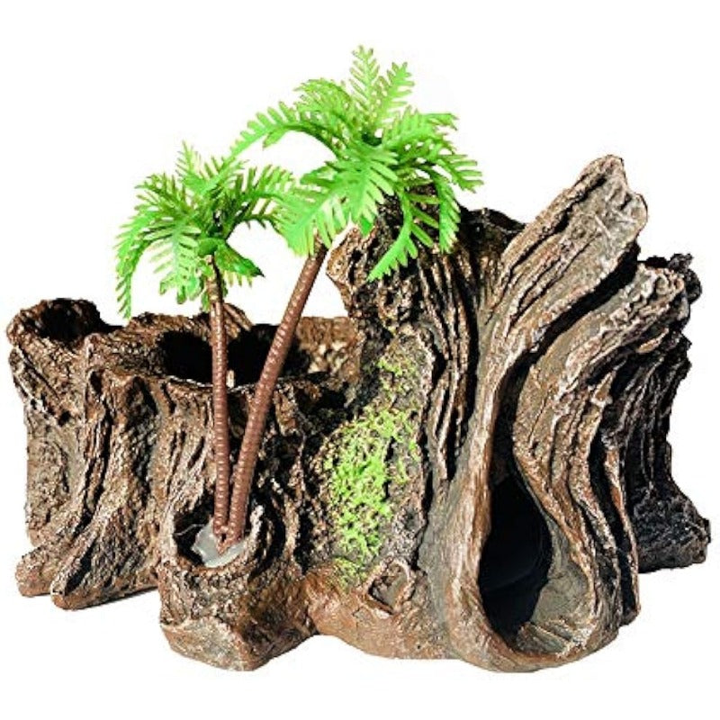 Resin Reptile Platform Tree Trunk Tank Decor