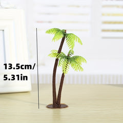 Mini Beach Chair & Coconut Tree Dollhouse Set - Pretend Play Gift
