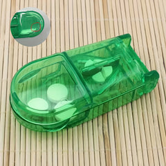 Portable Pill Cutter & Storage Box - Medicine Splitting & Storage