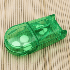 Portable Pill Cutter & Storage Box - Medicine Splitting & Storage