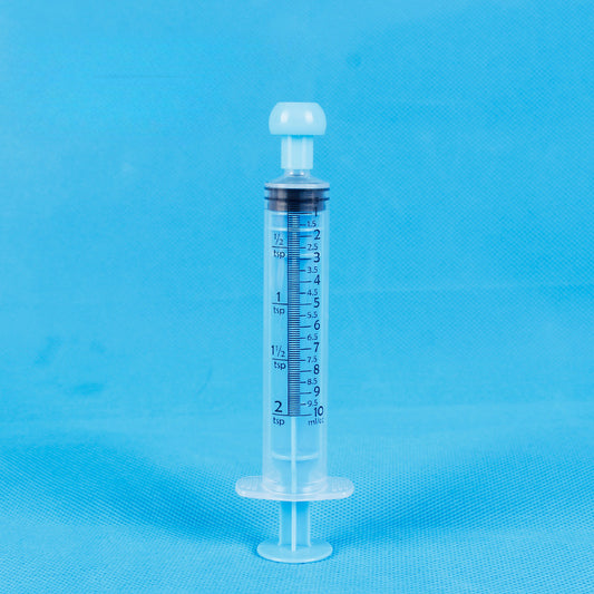 10pcs 10ml Syringes with Cap for Pet Feeders Labs Liquid Dispensing