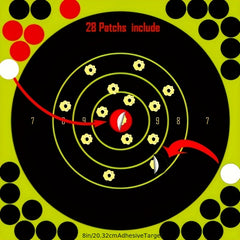 20pcs Splatter Burst Targets Paper - See Your Shots Burst - Perfect Game Paper