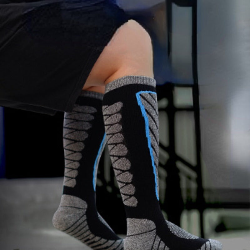 Winter Thick Hiking Snow Skiing Socks Men Women Anti Slip Anti Odor Moisture Wic