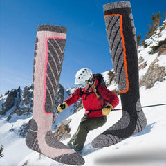 Winter Thick Hiking Snow Skiing Socks Men Women Anti Slip Anti Odor Moisture Wic