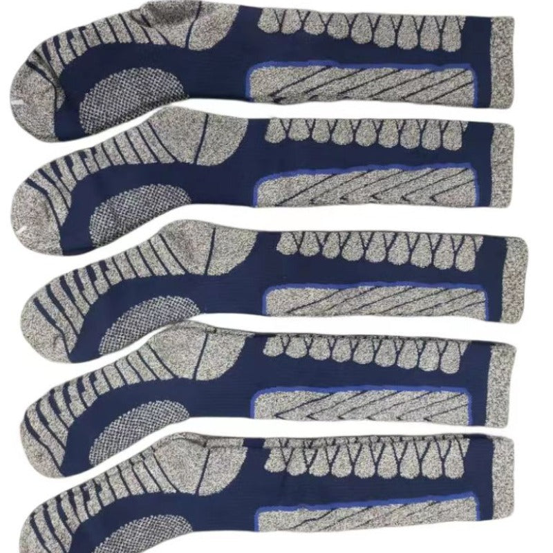 Winter Thick Hiking Snow Skiing Socks Men Women Anti Slip Anti Odor Moisture Wic